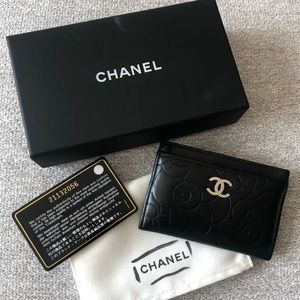 Chanel Camelia Card Holder